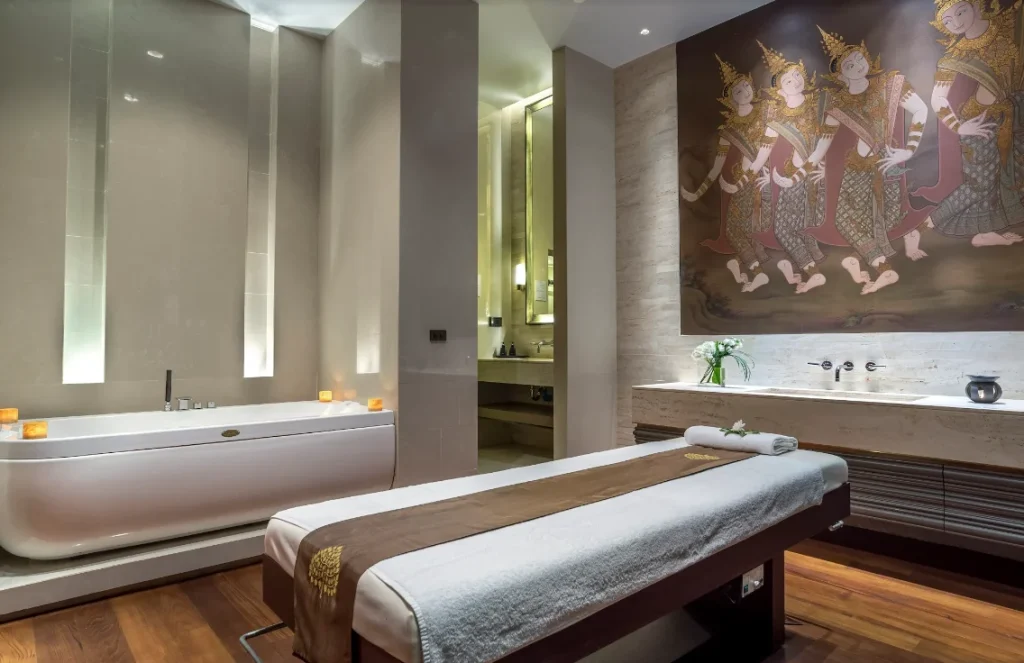 Luxury Russian spa and massage center in Candolim, Goa offering authentic relaxation and rejuvenation therapies.